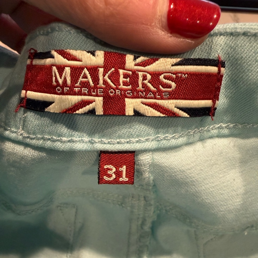 Makers of True Originals Mint Green Skinny Jeans Size 31 Pastel Stretch - Picture 6 of 16